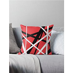 Van Halen Stripes Red Version Throw Pillow