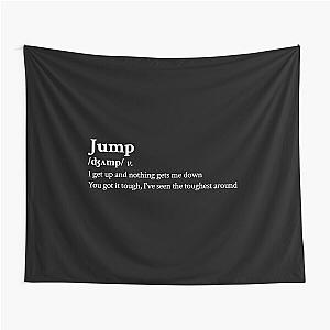 Van Halen Aesthetic Quote Lyrics Motivational Jump Black Tapestry