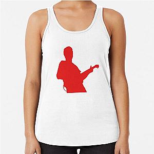 Eddie Van Halen EVH Silhouette - Red Racerback Tank Top