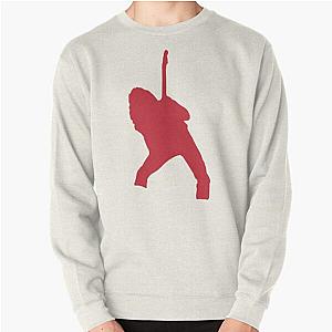 Eddie Van Halen Silhouette - Red  Pullover Sweatshirt