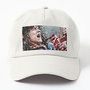 Eddie van Halen painting Dad Hat