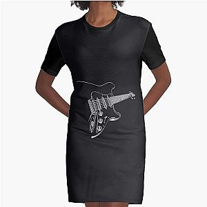 Eddie Van Halen Guitar  Graphic T-Shirt Dress