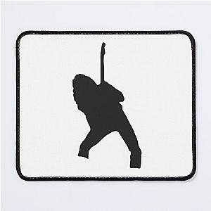 of Eddie Van Halen Silhouette - Black Mouse Pad