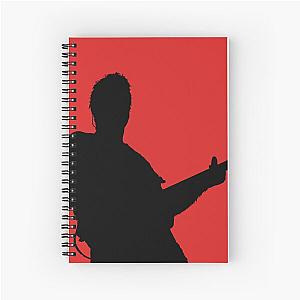 Eddie Van Halen EVH Silhouette - Black Spiral Notebook