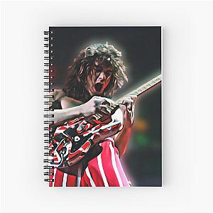 Eddie Van Halen EVH Guitar Solo Artwork Spiral Notebook