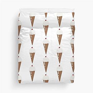 Vanilla Ice Cream Cone Duvet Cover