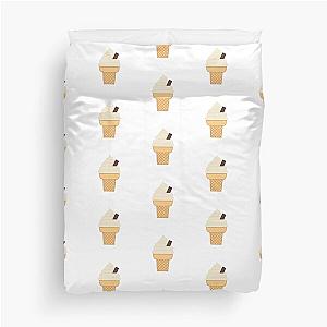 Vanilla Ice Cream With A Flake Duvet Cover