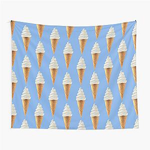 Soft Serve Vanilla Ice Cream Cone Tapestry