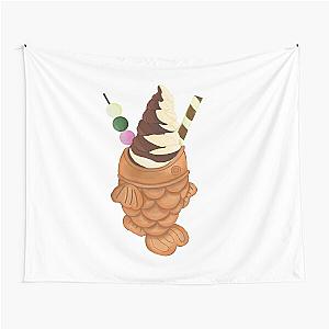 Taiyaki Choco-Vanilla Ice Cream Tapestry