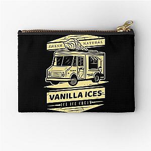 Fresh Natural Vanilla Ices Ice Ice Cream Zipper Pouch