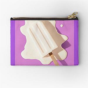 Vanilla Ice Cream Splat Zipper Pouch