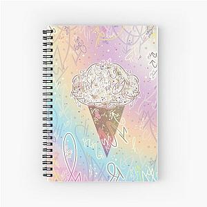 Magical Vanilla Ice Cream Spiral Notebook