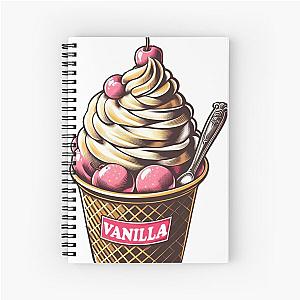 Vanilla Ice Cream Spiral Notebook