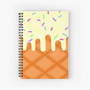 Vanilla Ice Cream Spiral Notebook