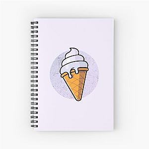 Vanilla Ice Cream Cone Spiral Notebook