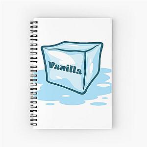 Vanilla Ice Cube Spiral Notebook