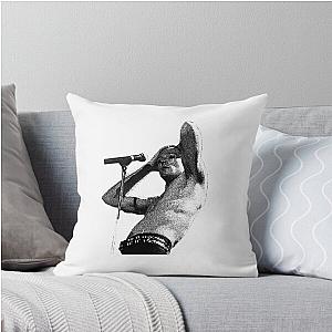 Headbang Velvet Revolver Throw Pillow