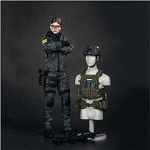 VERYCOOL VCF-2058 1/6 MCB Camouflage Russian Special Forces Female Soldier Action Figure Toys