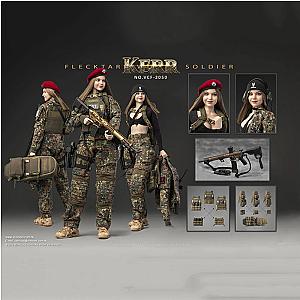 VERYCOOL VCF-2050 Full Set Deban Camouflage Female Soldier KERR Movable Action Figure Toy