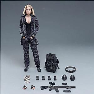 VERYCOOL VCF-3005 1/12 ScaleBlack MC Camouflage Villa Action Figure Doll