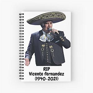 RIP Vicente Fernandez Spiral Notebook
