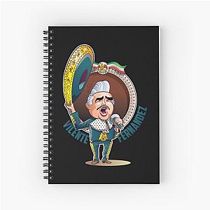 Vicente Fernandez Light Sweatshirt Notebook