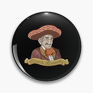 Vicente Fernandez Graphic Singer Pin