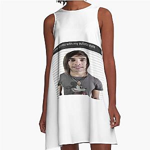 vic fuentes pierce the veil autistic meme A-Line Dress