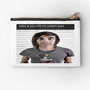 vic fuentes pierce the veil autistic meme Zipper Pouch