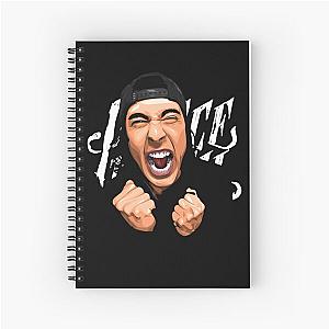 Funny Gifts Vic Fuentes Screaming Gift For Fans Spiral Notebook