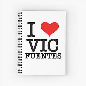 I HEART VIC FUENTES Spiral Notebook