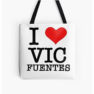 I HEART VIC FUENTES All Over Print Tote Bag