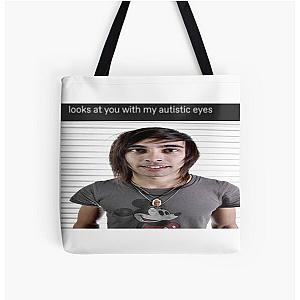 vic fuentes pierce the veil autistic meme All Over Print Tote Bag