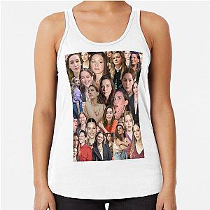 Victoria Pedretti American actress Dressed Aesthetic Collage 1 Racerback Tank Top