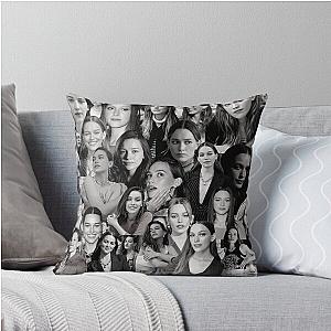 Victoria Pedretti American actress collage 2 Throw Pillow