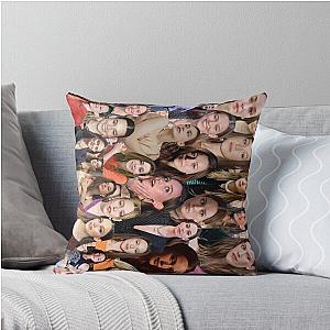 Victoria Pedretti Hot American actress Aesthetic Collage 4 Throw Pillow