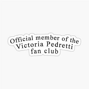 Victoria Pedretti Fan Club Sticker