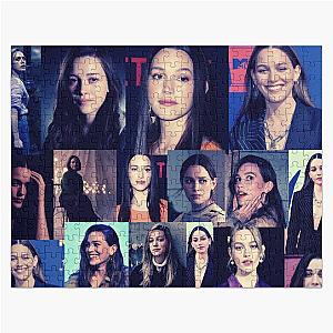 Victoria Pedretti American actress photos a dark aesthetic collage - 7 jigsaw puzzle