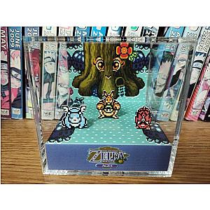 The Legend of Zelda Diorama - Oracle of Ages Link & Friends- Zelda 3D Diorama Cube