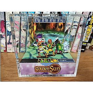 Golden Sun Mimic Battle, Golden Sun Mimic Encounter (Treasure Chest) 3D Diorama Cube