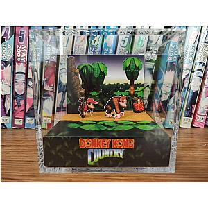 Donkey Kong Country Diorama -Donkey Kong Country Opening, Donkey Kong 3D Diorama Cube