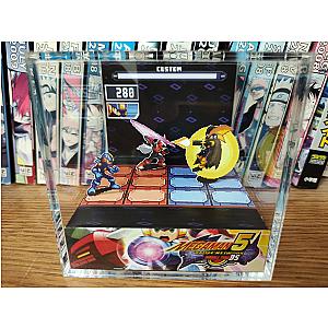 Mega Man Diorama - Mega Man Protoman vs Bass (Battle Network), 3D Diorama Cube