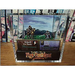 Fire Emblem Diorama - Reinhardt vs Leif (Thracia 776)- Leif Fire Emblem 3D Diorama Cube