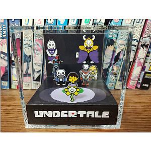 Undertale Diorama - Frisk Asgore Toriel Sans (Characters), Undertale 3D Diorama Cube