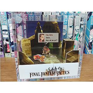 Final Fantasy Diorama - Final Fantasy Tactics, Final Fantasy 3D Diorama Cube