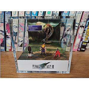 Final Fantasy VII - Cloud Did Sephiroth do this? (Snake) - Final Fantasy 3D Diorama Cube