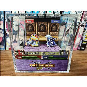 Fire Emblem Diorama - Hector vs Nergal (The Blazing Blade)- Fire Emblem Diorama Cube