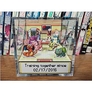 CUSTOMIZABLE PokeCenter Valentine's  Anniversary Box- Couple's Anniversary Date- NEW2301T1