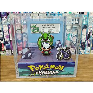 Rayquaza Sky Pillar (Emerald) - Rayquaza Emerald 3D Diorama Cube