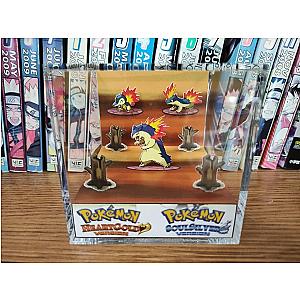 Evolution Typhlosion (HGSS), Cyndaquil Quilava Typhlosion 3D Diorama Cube